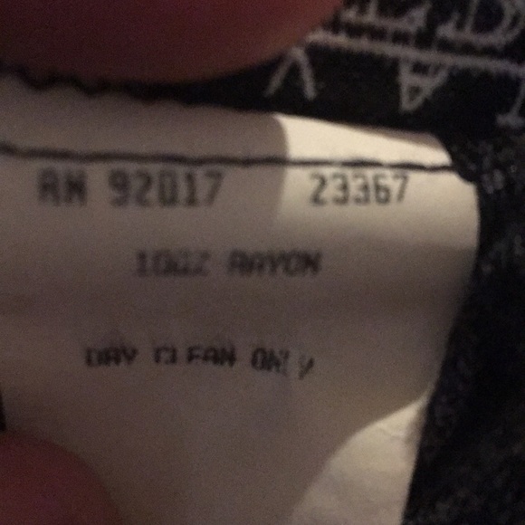 PRIVATE CONCEPTS VINTAGE MIDI SKIRT DARK ACADEMIA BLACK SIZE L 100% RAYON - Picture 4 of 4